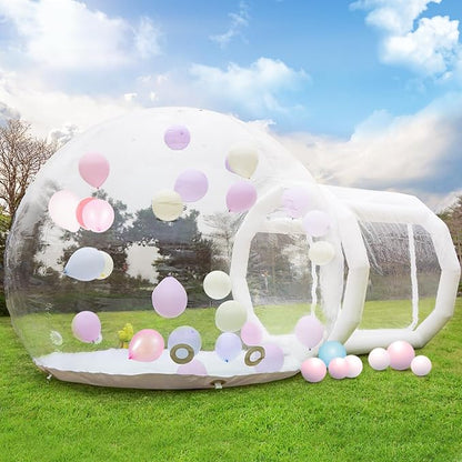 🎁Christmas Sale🎁 Kids Inflatable Bubble House Dome with 750W Air Blower