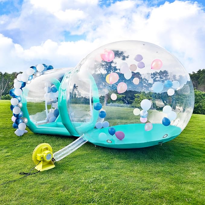 🎁Christmas Sale🎁 Kids Inflatable Bubble House Dome with 750W Air Blower