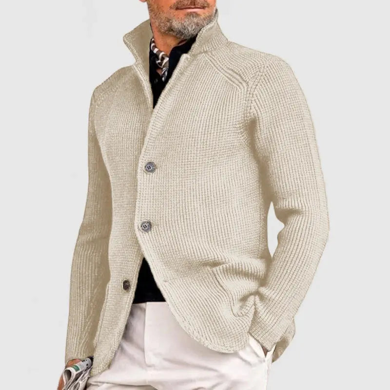 🔥Christmas Sale🔥 Men's Elegant Lapel Knitted Pocket Jacket( NEW )