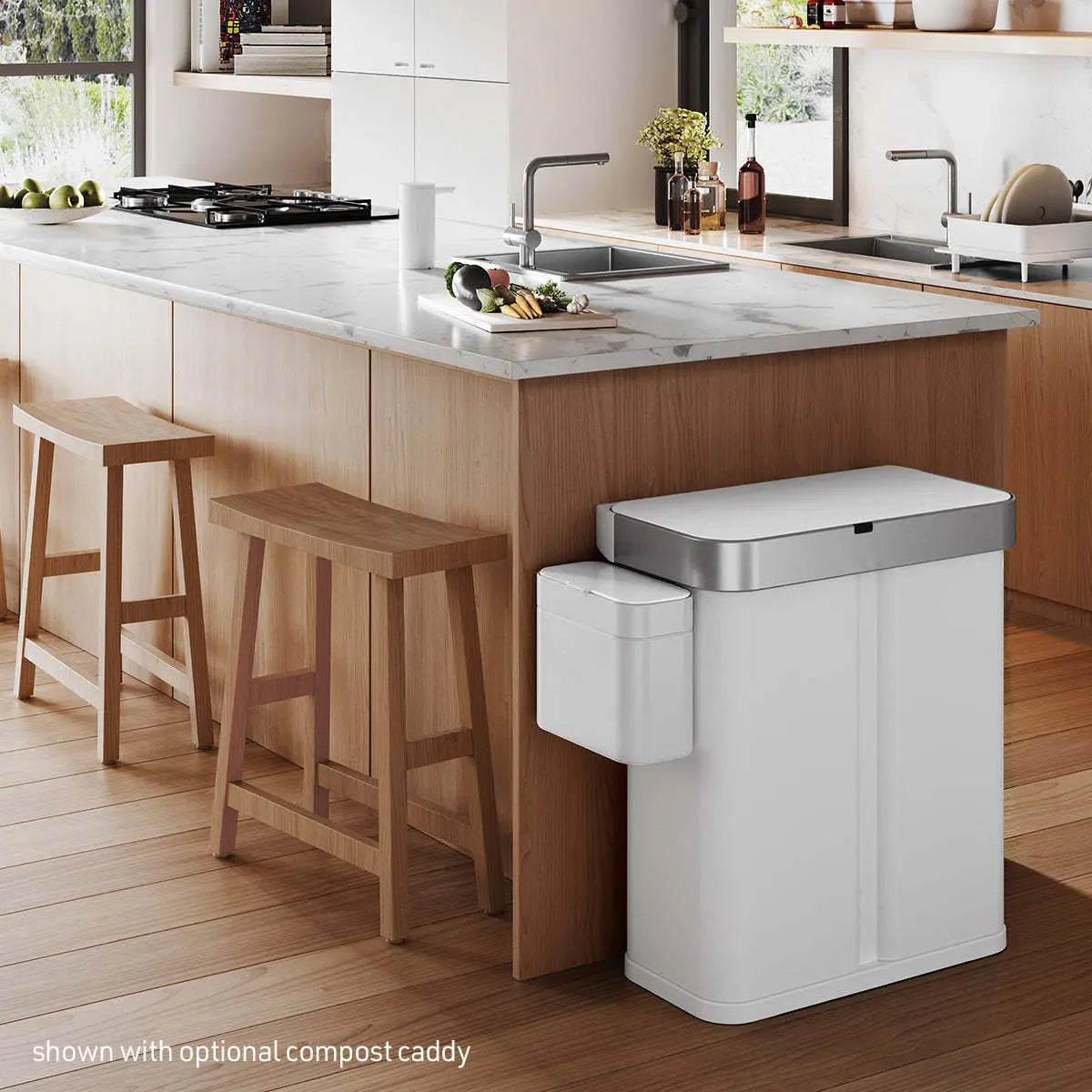 The Future of Kitchen Convenience – Dual Compartment Induction Waste Bin