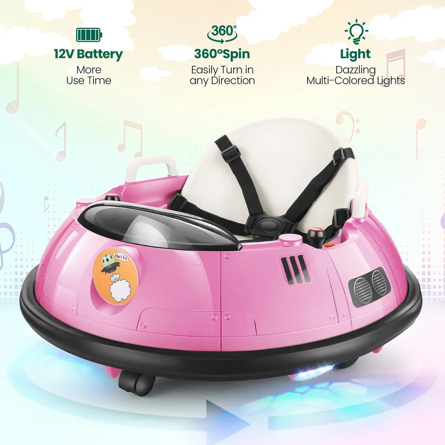 🔥Kids Bumper Car with Remote Control