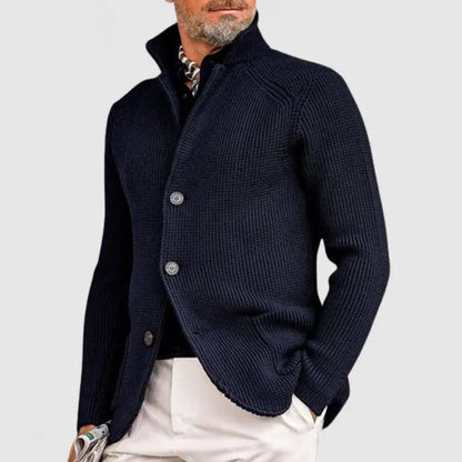 🔥Christmas Sale🔥 Men's Elegant Lapel Knitted Pocket Jacket( NEW )