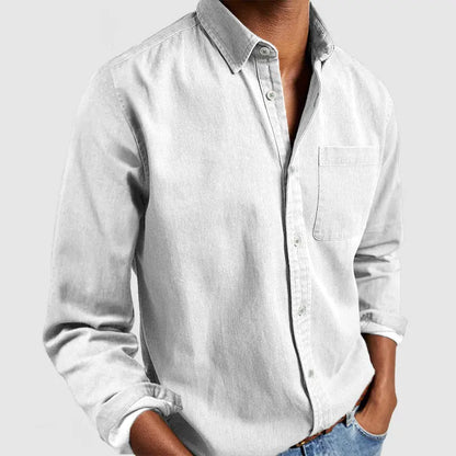 🔥Christmas Sale🔥 Gentleman's Casual Cotton Basic Shirt