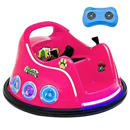 🎁Christmas SALE🎁360°rotating 12V electric ride-on bumper car with remote control