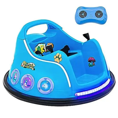 🎁Christmas SALE🎁360°rotating 12V electric ride-on bumper car with remote control