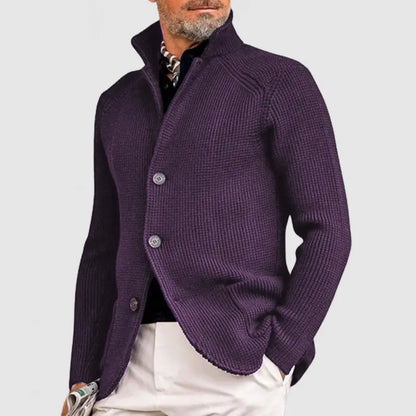 🔥Christmas Sale🔥 Men's Elegant Lapel Knitted Pocket Jacket( NEW )