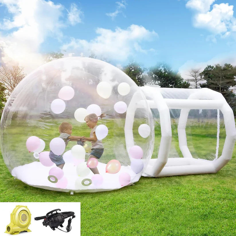 🎁Christmas Sale🎁 Kids Inflatable Bubble House Dome with 750W Air Blower